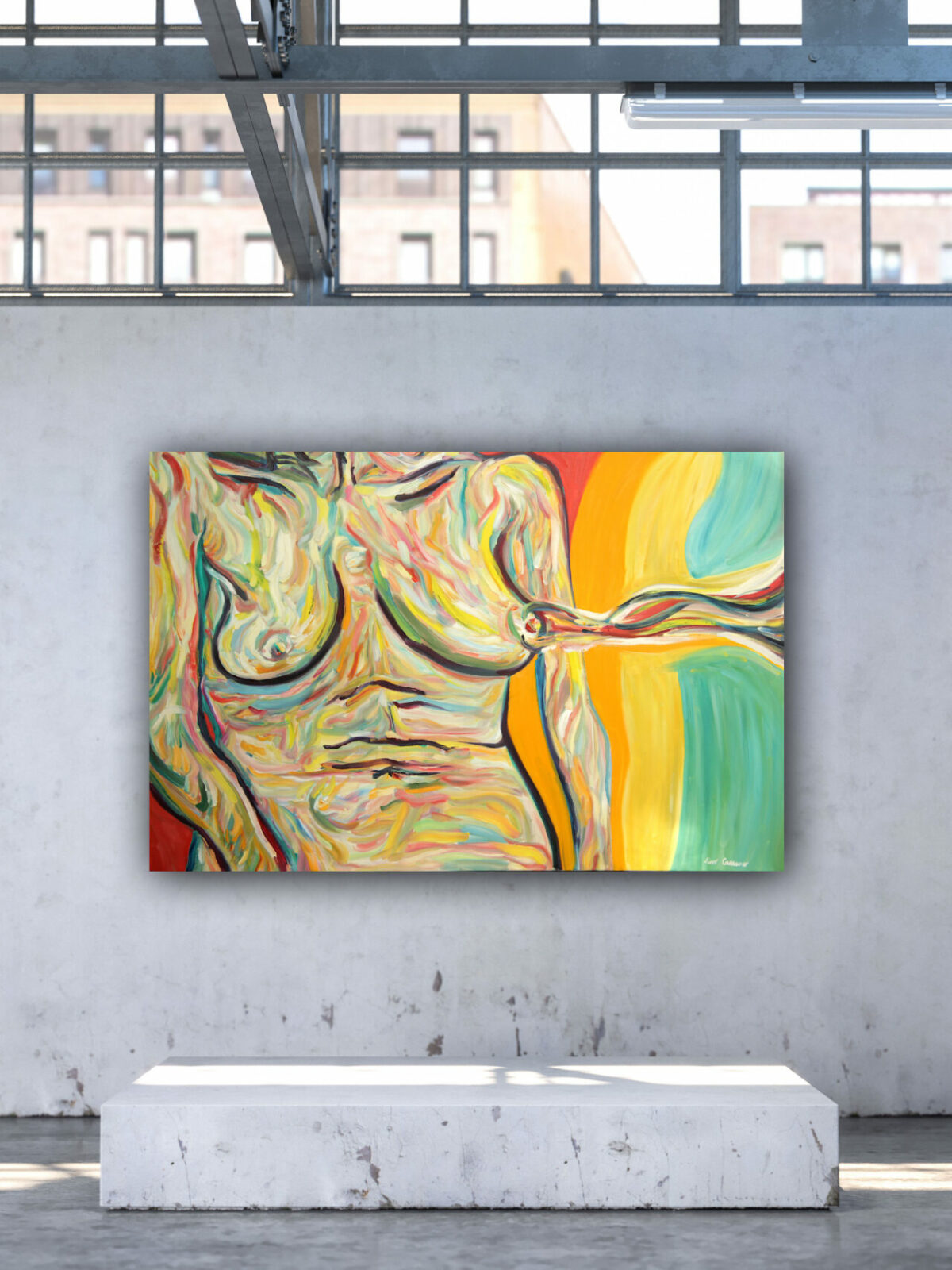 BEGINNING OF TIME - PAINTING - Liso Cassano